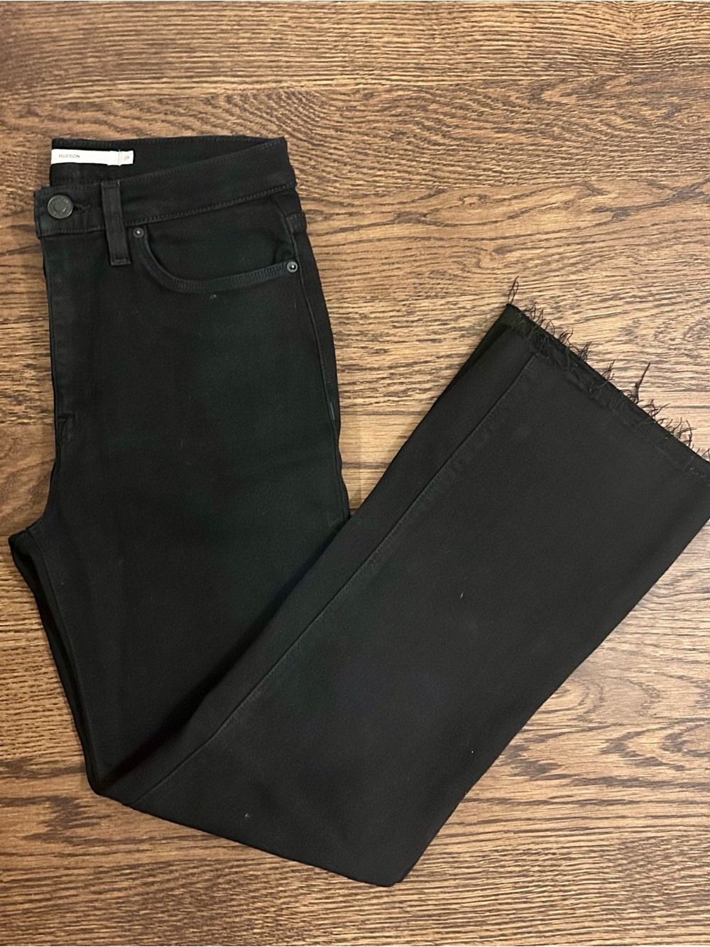 Hudson - NWT - wide leg black jean